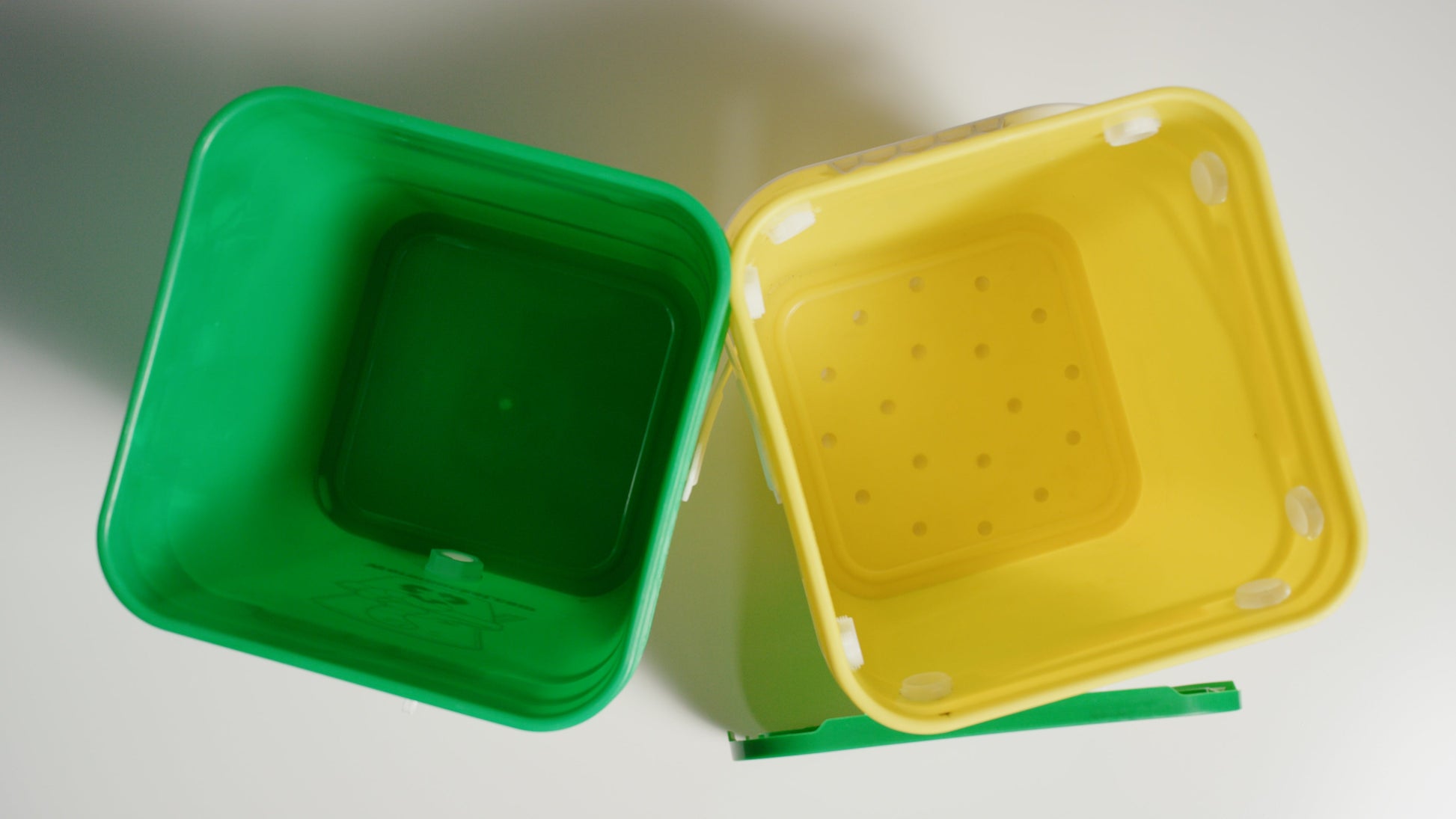 Worm Bucket Disassembled